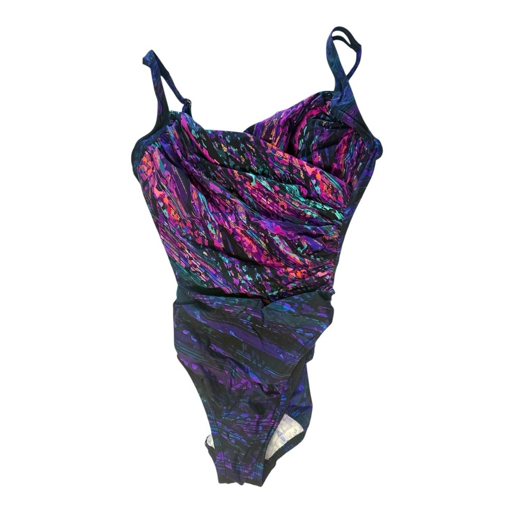Miraclesuit One Piece Swimsuit - Purple and Blue